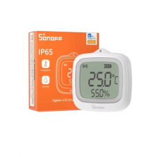 Датчик температуры и влажности IP65 ЖК для умного дома Zigbee, Sonoff SNZB-02WD