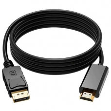 Кабель DisplayPort - HDMI 4K 30Гц 1.8м однонаправленный позолоченный