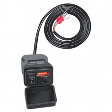 Зарядное устройство USB Type-C 50Вт SAE IP66, на руль мотоцикла Зарядное устройство USB Type-C 50Вт SAE IP66, на руль мотоцикла