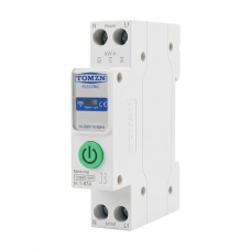 Реле контроля напряжения и тока с Wi-Fi, 220В, 1-63А, DIN, TOMZN TOB9S-VAP
