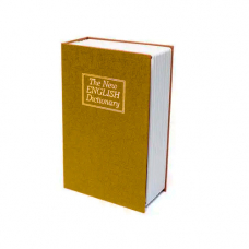 Книга, книжка сейф на ключе, металл, английский словарь M 240x155x55мм, УЦЕНКА P2