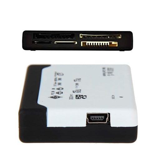 Картридер USB 2.0, универсальный ридер для Mini/MicroSD, SD, MMC, xD, M2, MS Duo, CF
