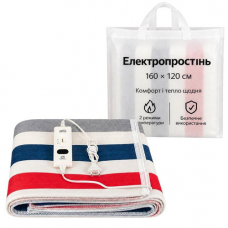 Электропростынь с подогревом 160x120см, 2 режима температуры, 220В