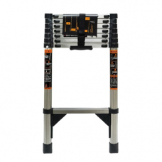 Лестница телескопическая 3.1м, приставная, нержавеющая сталь