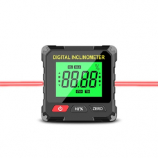 Угломер электронный магнитный VC720 с лазером, Type-C, уровень, инклинометр