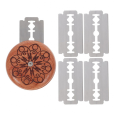 Пекарское лезвие для теста, круглая хлеборезка и 5шт сменных лезвий