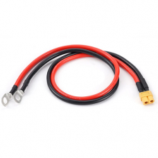 Кабель переходник XT60 мама на M8 клеммы (O-ring), 10AWG, 50см