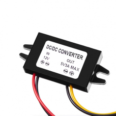 Преобразователь напряжения 12В-5В 3А, скрытая проводка регистратора