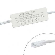 Блок питания LED драйвер постоянного тока 18-25x1Вт 0.3А AC220В - DC54-87В