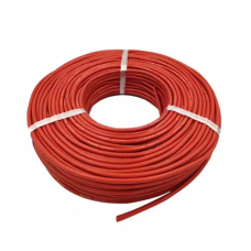 Провод медный 10AWG 600В 5.5мм 100м, в силиконовой изоляции, красный
