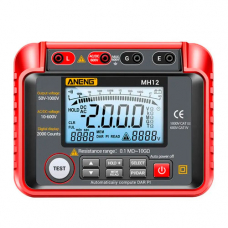 Тестер изоляции сопротивления до 10ГОм, DAR PI, мегаомметр ANENG MH12 Тестер изоляции сопротивления до 10ГОм, DAR PI, мегаомметр ANENG MH12