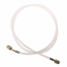 Заправочный шланг для фреона R410 R22, 0.9м, 1/4-1/4, прозрачный