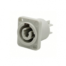 Разъём PowerCon 3pin 20A 250В мама SAC3MPB, выход питания, панельный