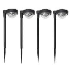 Садовый фонарь на солнечной батареи 4шт, c датчиком освещения, 38см