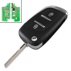 Ключ зажигания, чип ID46 PCF7961, 3 кнопки HU83, для Peugeot 207 307 407 607