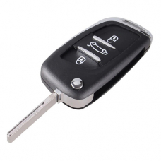 Выкидной ключ, корпус под чип, 3кн DKT0269, Peugeot, ниша CE0536, HU83 Выкидной ключ, корпус под чип, 3кн DKT0269, Peugeot, ниша CE0536, HU83