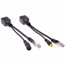 Сплиттер PoE для CCTV камер, 2шт, Ethernet 5.5x2.1мм