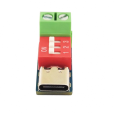 Триггер быстрой зарядки Type-C PD QC 5-20В, Dial-код, до 100Вт, CH224K