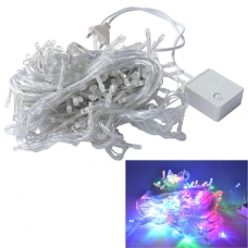 Гирлянда светодиодная новогодняя цветная 240 LED 24м