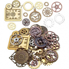 Набор подвесок металлических 100г, шармы шармики, Часы, микс