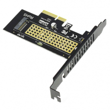 Адаптер переходник SSD M.2 NVMe ключ M на PCIe 4.0 3.0 X16 X8 X4, Jeyi SK4