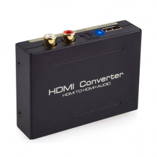 Экстрактор аудио, преобразователь HDMI, SPDIF, Toslink, RCA, тюльпан