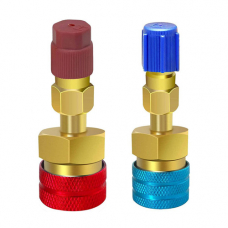 Комплект из 2х муфт адаптеров БРС с R1234yf на R134a для автокондиционеров