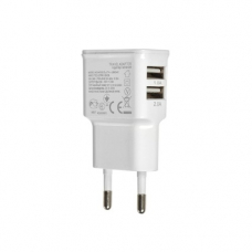 Сетевое зарядное устройство 2xUSB, 5В 2А