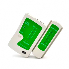 Тестер сети, телефонного кабеля, RJ45 RJ11 зеленый Тестер сети, телефонного кабеля, RJ45 RJ11 зеленый