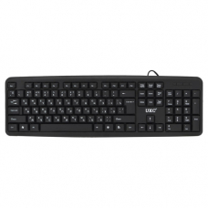 Клавиатура проводная USB классическая UKC ART-3486, 104 клавиши, черная