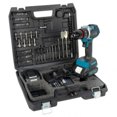 Дрель ударная 21В 0-400/0-1500об/мин 10мм, 2 акб 1.5Ач, набор в кейсе, Assur LD18B