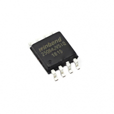 Чип W25Q64 W25Q64JVSIQ SOP-8, 64Мб Flash SPI