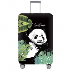 Чехол для дорожного чемодана на чемодан защитный 22-24" M, Панда