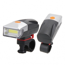 Фонарь фара на руль велосипеда, яркий COB LED 5Вт