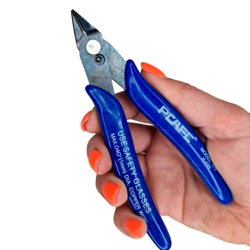 Кусачки-бокорізи для дроту до 1 мм | 13.3 см, нержавіюча сталь, гумові ручки