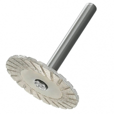 Диск алмазный 40мм для резки камня плитки гранита, хвостовик 6мм