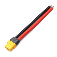 Кабель силовой XT60H-F XT60 23см 14AWG 30А, маркировка 12AWG, мама