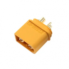 Разъем питания силовой Amass XT60H-M XT60 60A 2pin, папа для RC, УЦЕНКА H7