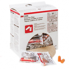 Беруши 3M 1100 29дБ, упаковка 200 пар, затычки в уши для ушей от шума