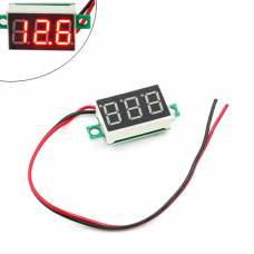 Цифровой вольтметр 2.5-30В 0.36" LED измеритель напряжения вольтажа