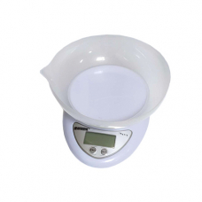 Весы кухонные электронные до 5кг, точность 1г, с чашей, Matarix MX-407