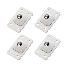 Ролики для мебели 4шт, мебельные колёсики, самоклеящиеся