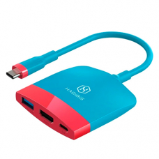 USB 3.0 Type-C - HDMI Type-C USB 3.0 хаб переходник для Nintendo, HAGiBiS