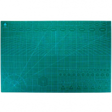 Коврик двусторонний А1 3мм с разметкой для резки пэчворка, Cutting mat