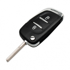 Выкидной ключ, корпус под чип, 2кн, Peugeot, ниша CE0523, HU83, NEW Выкидной ключ, корпус под чип, 2кн, Peugeot, ниша CE0523, HU83, NEW