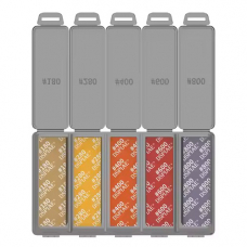 Губки абразивные шлифовальные 30шт 180-800 грит DSPIAE SS-S01, в кейсе