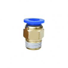 Фитинг, крепление PTFE трубки PC8-02 8мм 1/4 для 3D-принтера Фитинг, крепление PTFE трубки PC8-02 8мм 1/4 для 3D-принтера