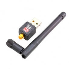 USB Wi-Fi сетевой адаптер 150Мб, 802.11n, RTL8188FTV, с антенной
