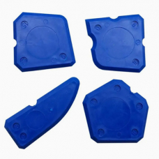 Набор из 4х резиновых шаблонов для разглаживания швов из силикона