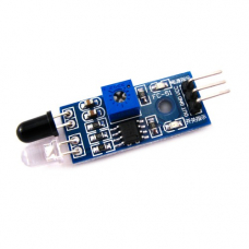 Оптический ИК датчик обхода препятствий, Arduino